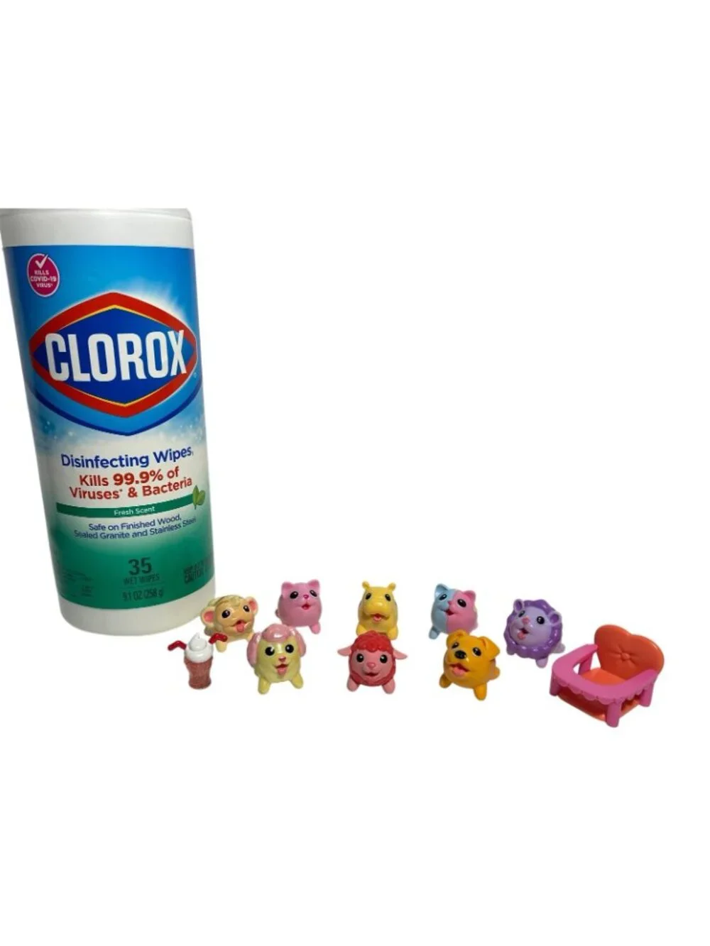 Chubby Puppies Friends Sugar Babies Collector Pack Mini (8) + Accessories (2)